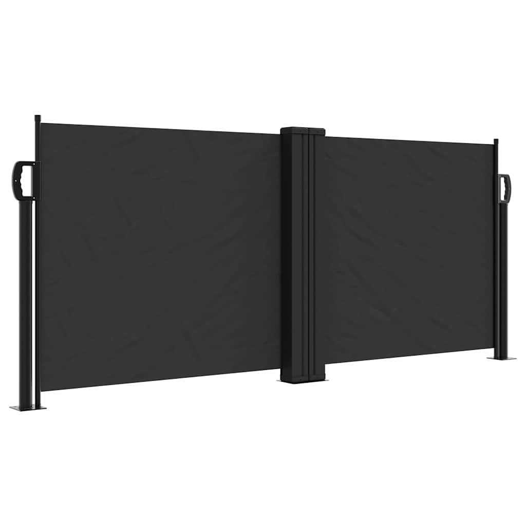 Vidaxx pare-vent extensible 100x1000 cm noir