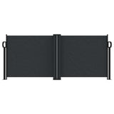 Vidaxx pare-vent extensible 100x1000 cm noir