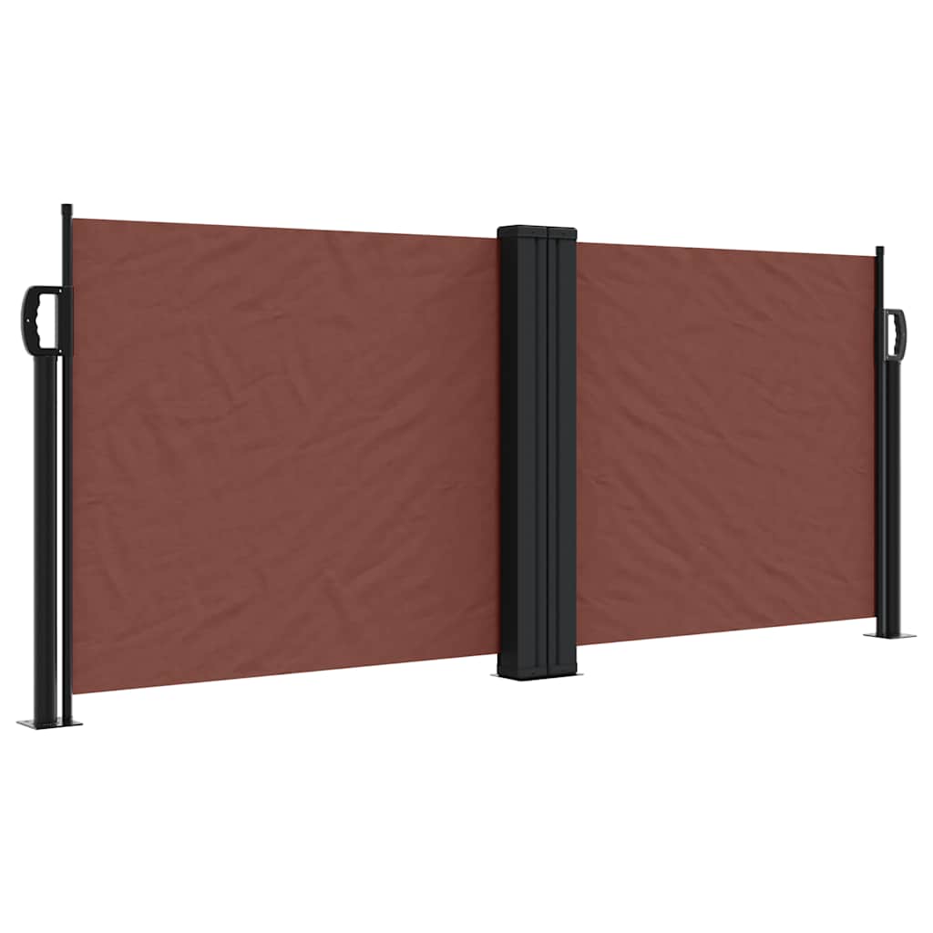 Vidaxx pare-vent extensible 100x1000 cm marron