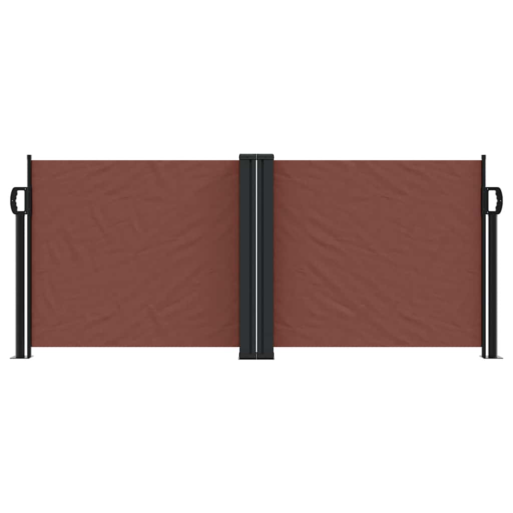 Vidaxx pare-vent extensible 100x1000 cm marron