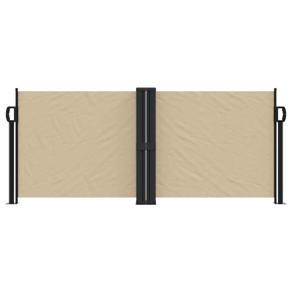 Vidaxx pare-vent extensible 100x1000 cm beige