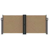 Vidaxx pare-vent extensible 100x1000 cm taupe