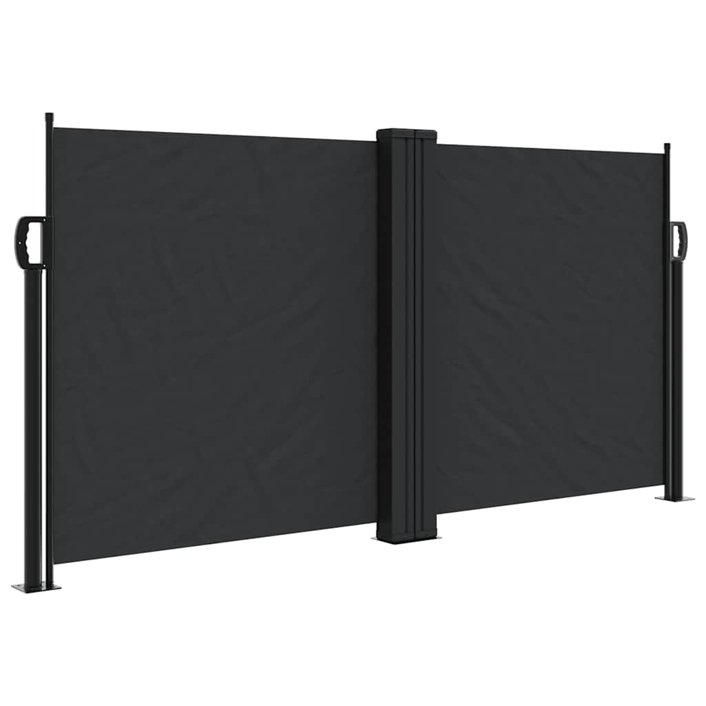 Vidaxx pare-vent extensible 120x1000 cm noir