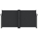 Pare-brise Vidaxl extensible 120x1000 cm noir