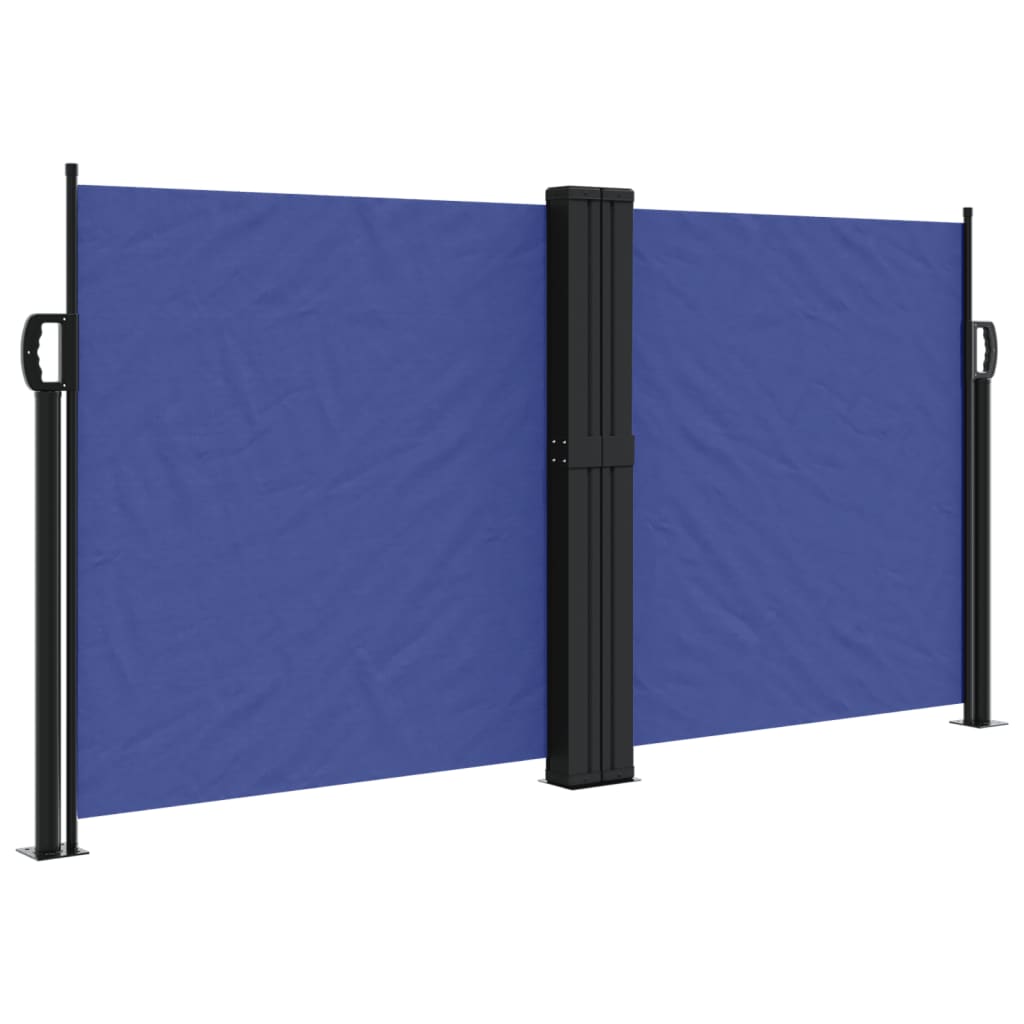 VidaXL Windshield Extendable 120x1000 cm blue