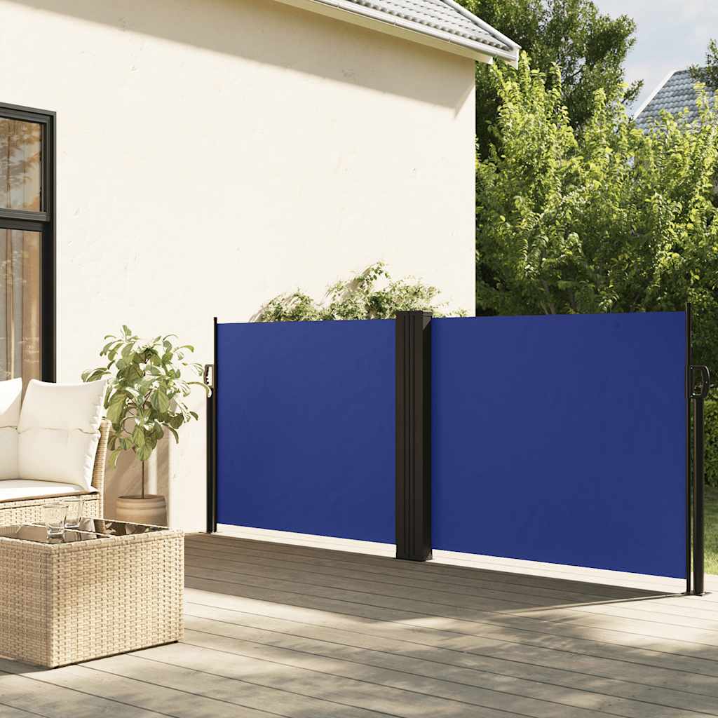 Vidaxx pare-vent extensible 120x1000 cm bleu