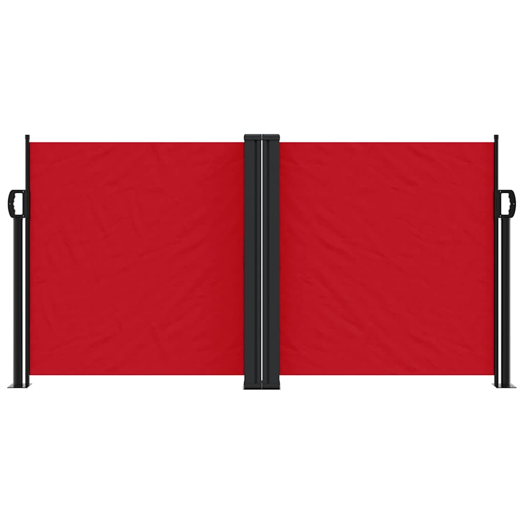 Vidaxx pare-vent extensible 120x1000 cm rouge