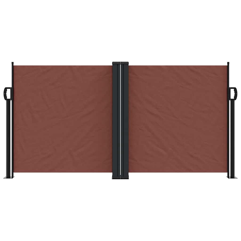 Vidaxx pare-vent extensible 120x1000 cm marron