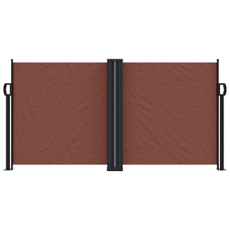 Vidaxx pare-vent extensible 120x1000 cm marron