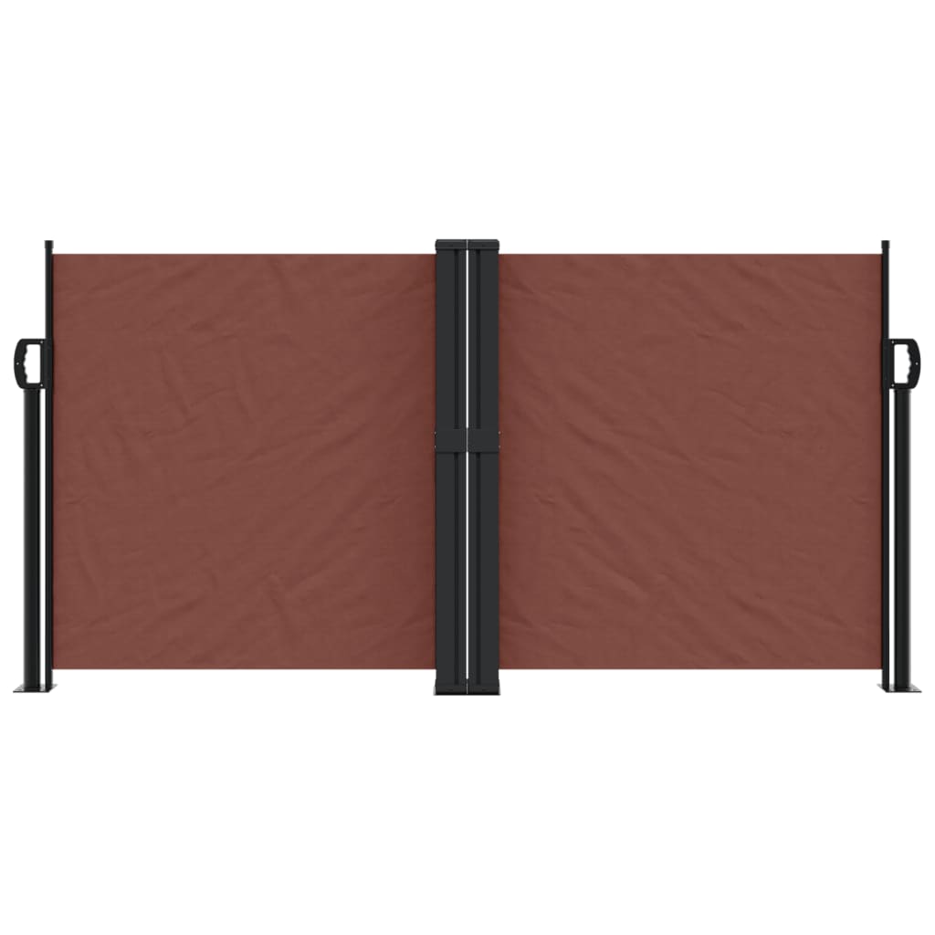 VidaXL Windshield Extendable 120x1000 cm brown