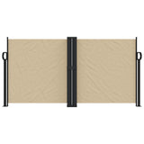 VidaXL Windshield Extendable 120x1000 cm Beige