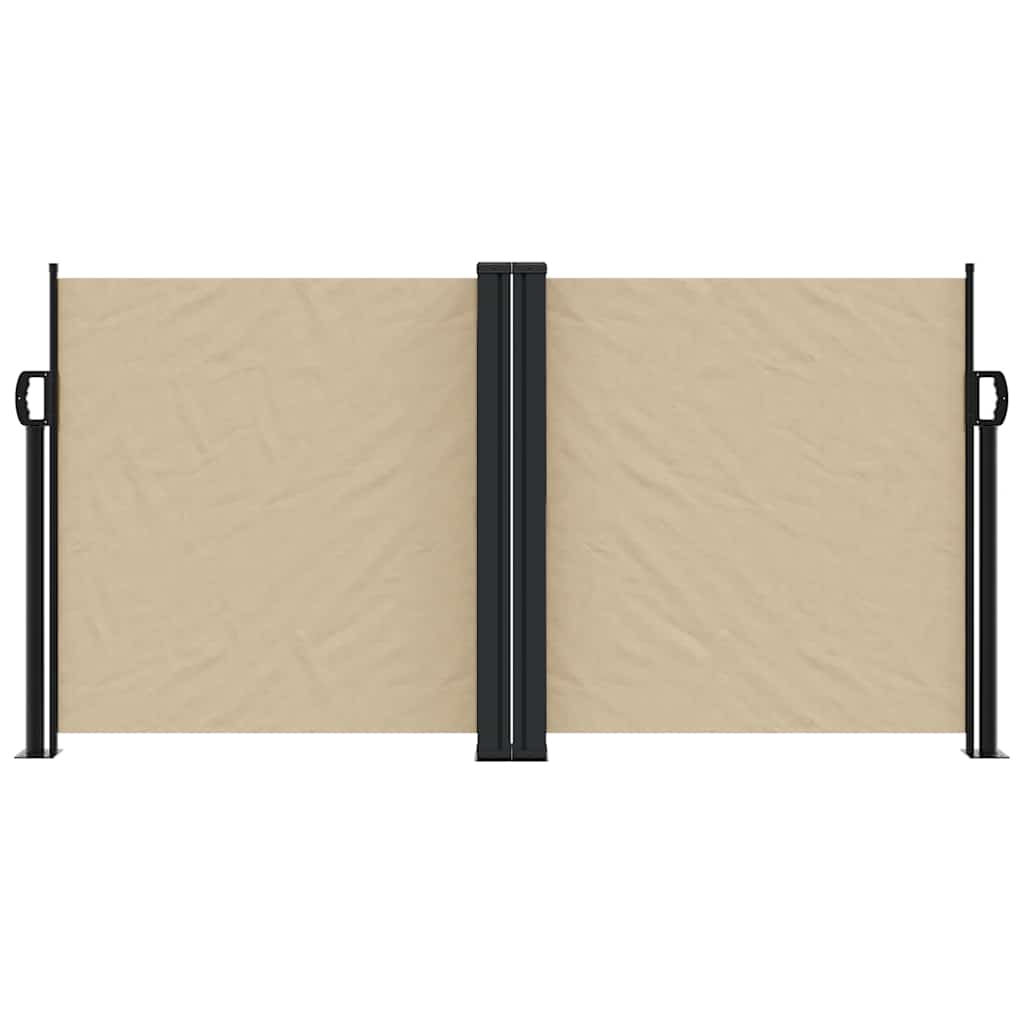 Vidaxx pare-vent extensible 120x1000 cm beige