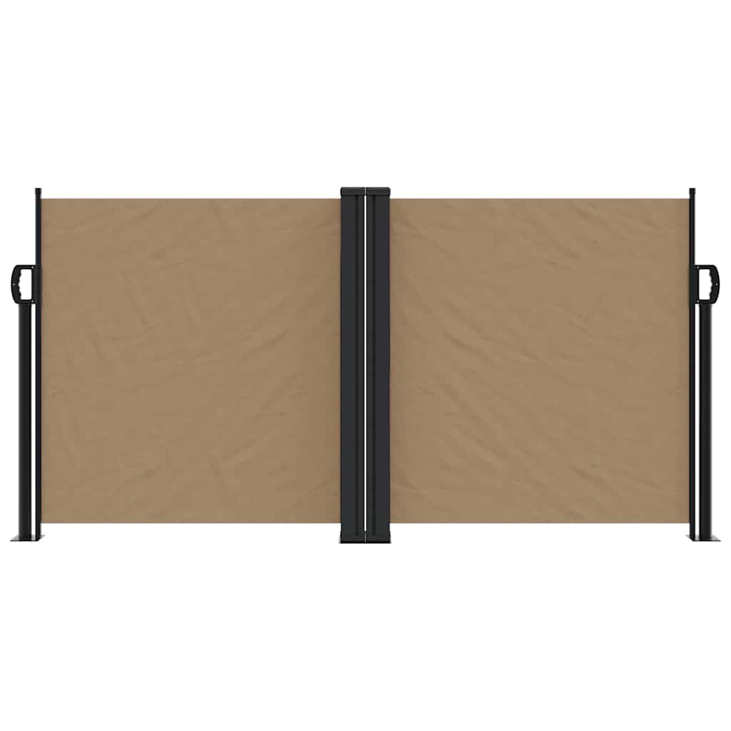 Vidaxx pare-vent extensible 120x1000 cm taupe