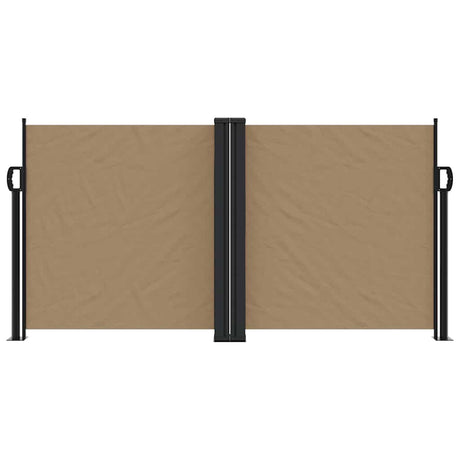 Vidaxx pare-vent extensible 120x1000 cm taupe