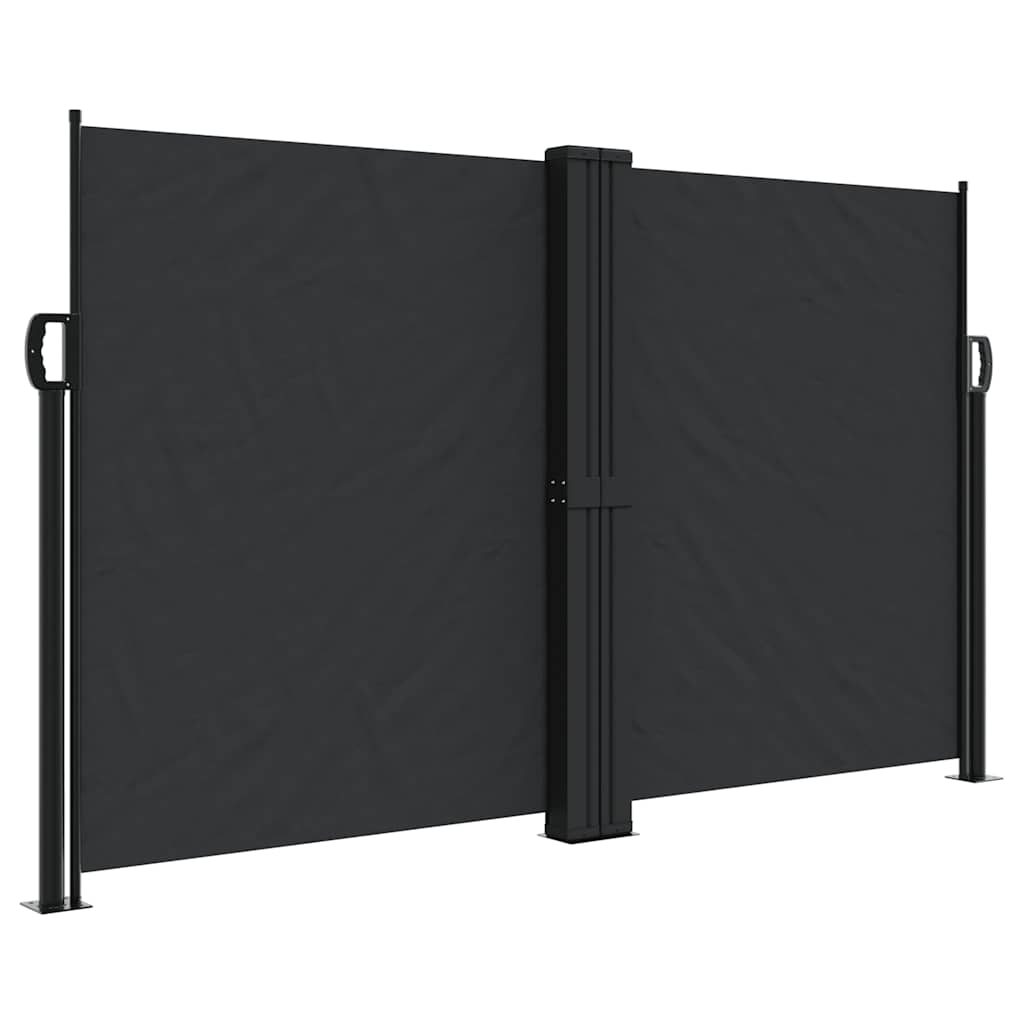 Vidaxx pare-vent extensible 140x1000 cm noir