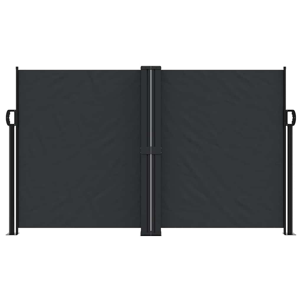 Vidaxx pare-vent extensible 140x1000 cm noir