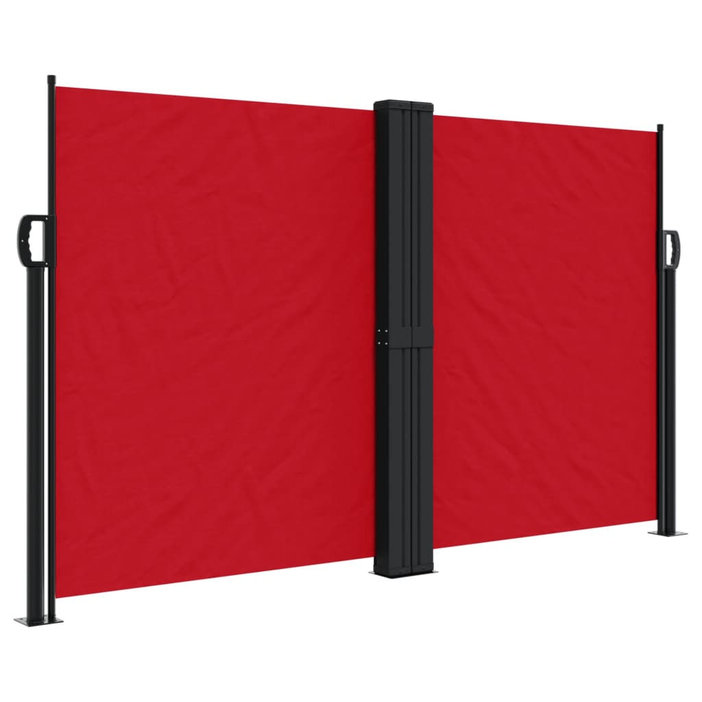 Vidaxx pare-vent extensible 140x1000 cm rouge