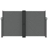 Pare-brise vidaxl extensible 140x1000 cm anthracite