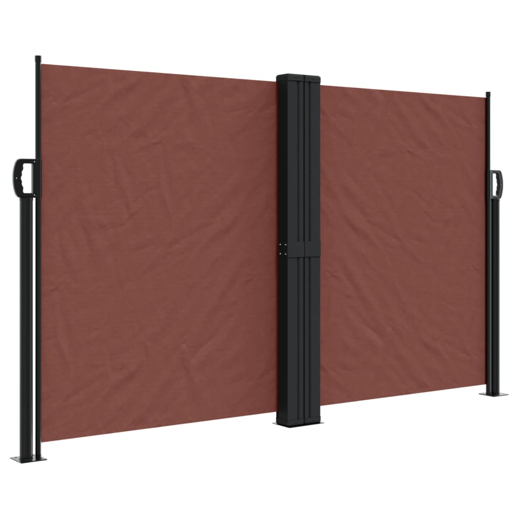 Vidaxx pare-vent extensible 140x1000 cm marron