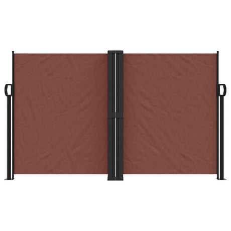 Vidaxx pare-vent extensible 140x1000 cm marron