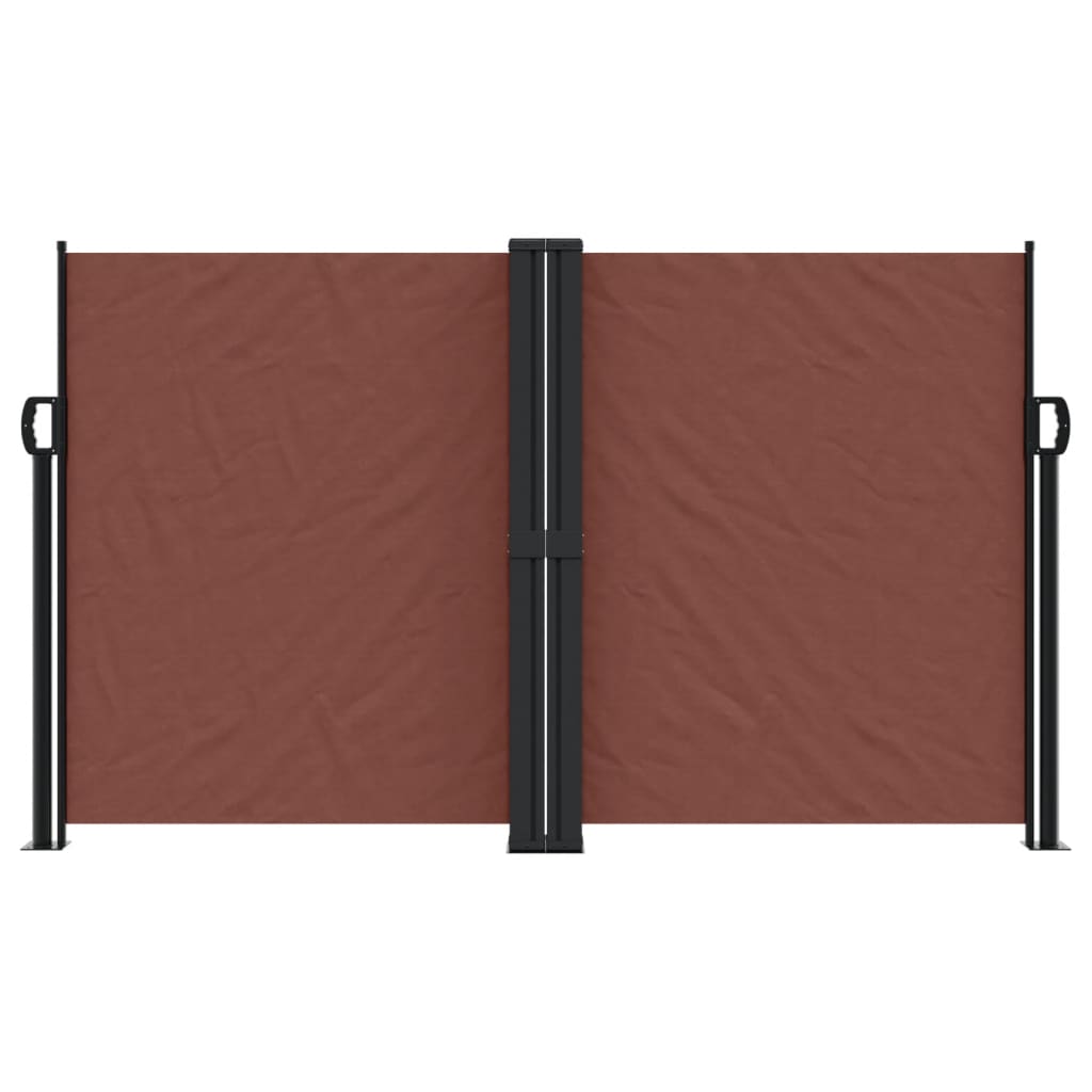 VidaXL Windshield Extendable 140x1000 cm Brown