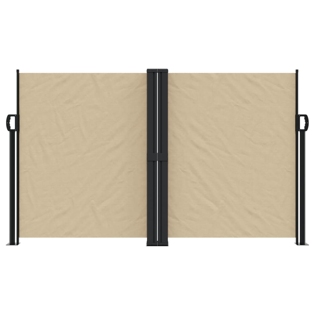 Vidaxx pare-vent extensible 140x1000 cm beige