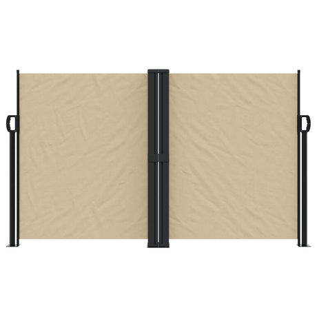 Vidaxx pare-vent extensible 140x1000 cm beige
