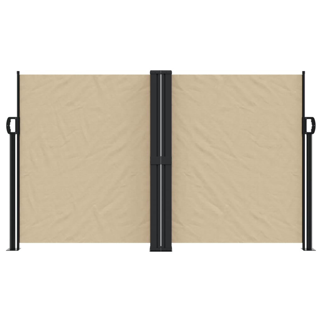 VidaXL Windshield Extendable 140x1000 cm Beige