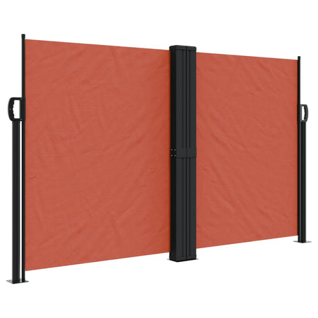 Vidaxx pare-vent extensible 140x1000 cm couleur terre cuite
