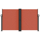 VidaXL Windshield Extendable 140x1000 cm Terracotta -colored