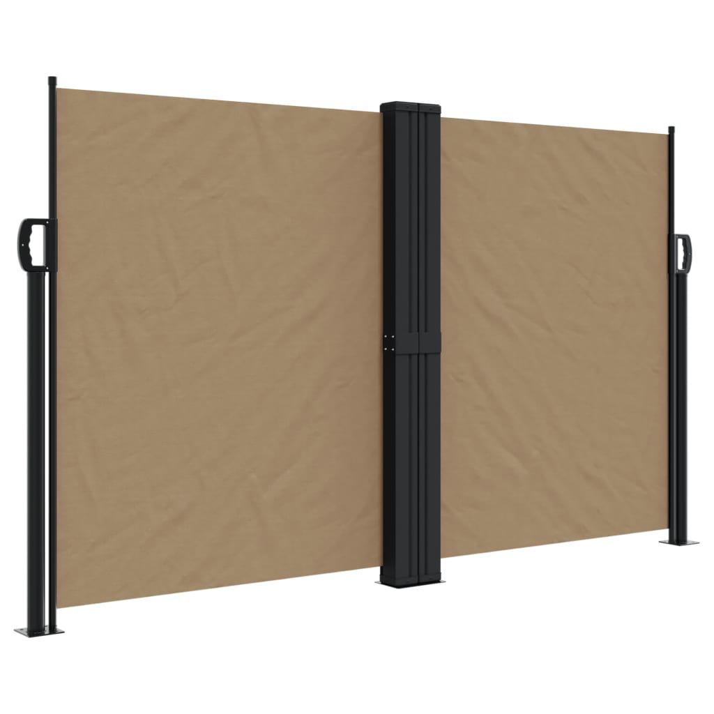 Vidaxx pare-vent extensible 140x1000 cm taupe