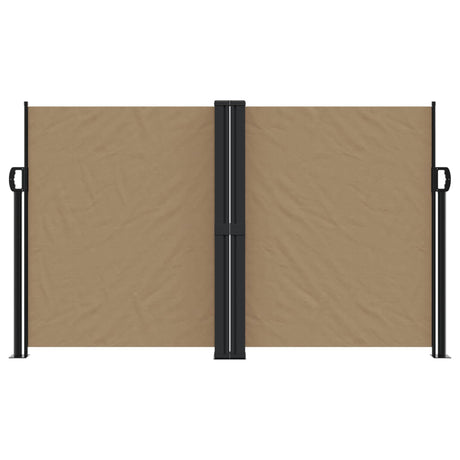 Vidaxx pare-vent extensible 140x1000 cm taupe