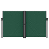 Pare-brise Vidaxl extensible 140x1000 cm vert foncé