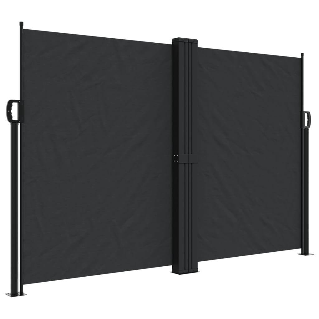 Vidaxx pare-vent extensible 160x1000 cm noir