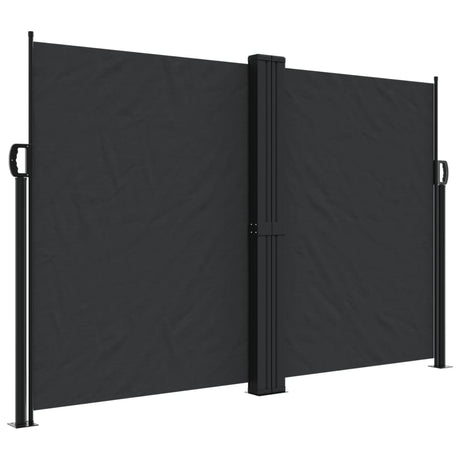 Vidaxx pare-vent extensible 160x1000 cm noir