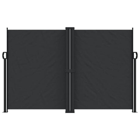 Vidaxx pare-vent extensible 160x1000 cm noir