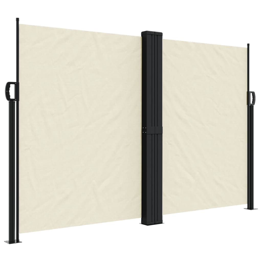 Vidaxx pare-vent extensible 160x1000 cm couleur crème