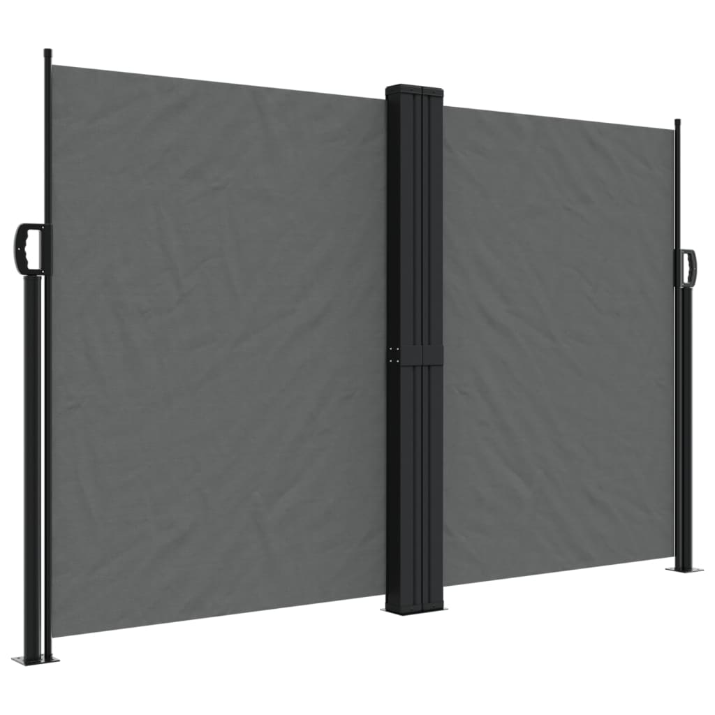 Vidaxx pare-vent extensible 160x1000 cm anthracite