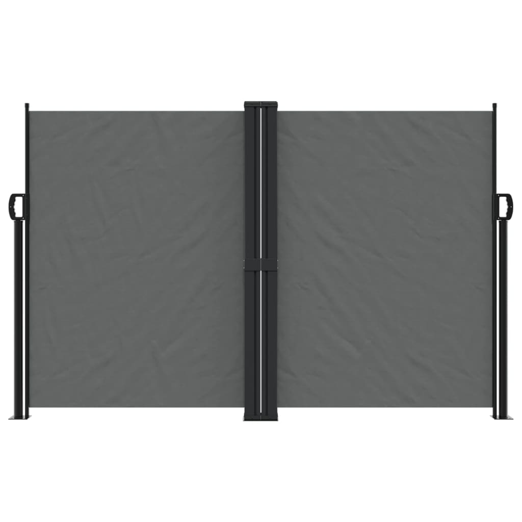 Vidaxx pare-vent extensible 160x1000 cm anthracite