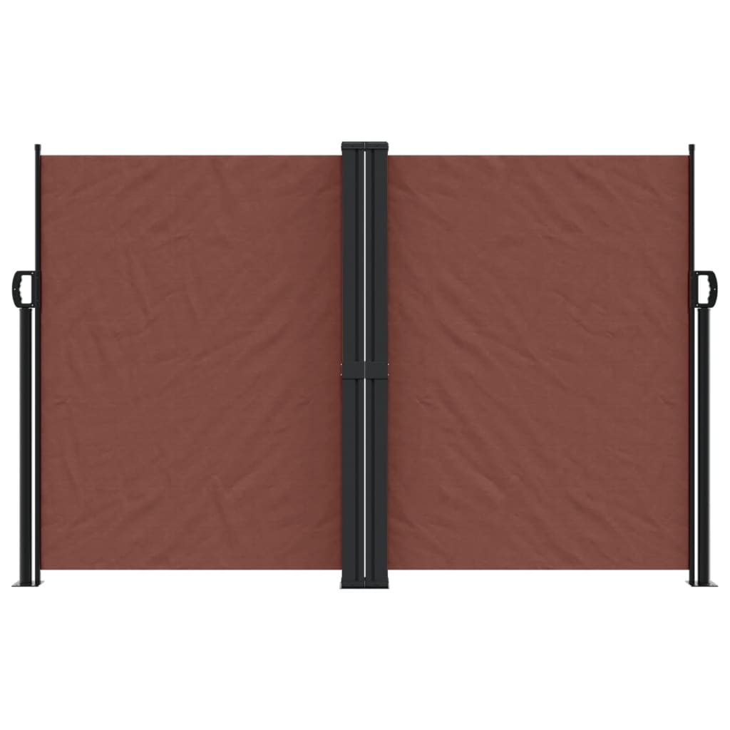 VidaXL Windshield Extendable 160x1000 cm Brown