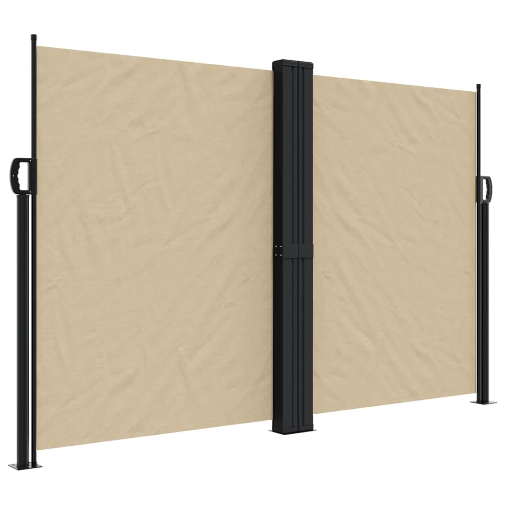 Vidaxl windscherm uittrekbaar 160x1000 cm beige