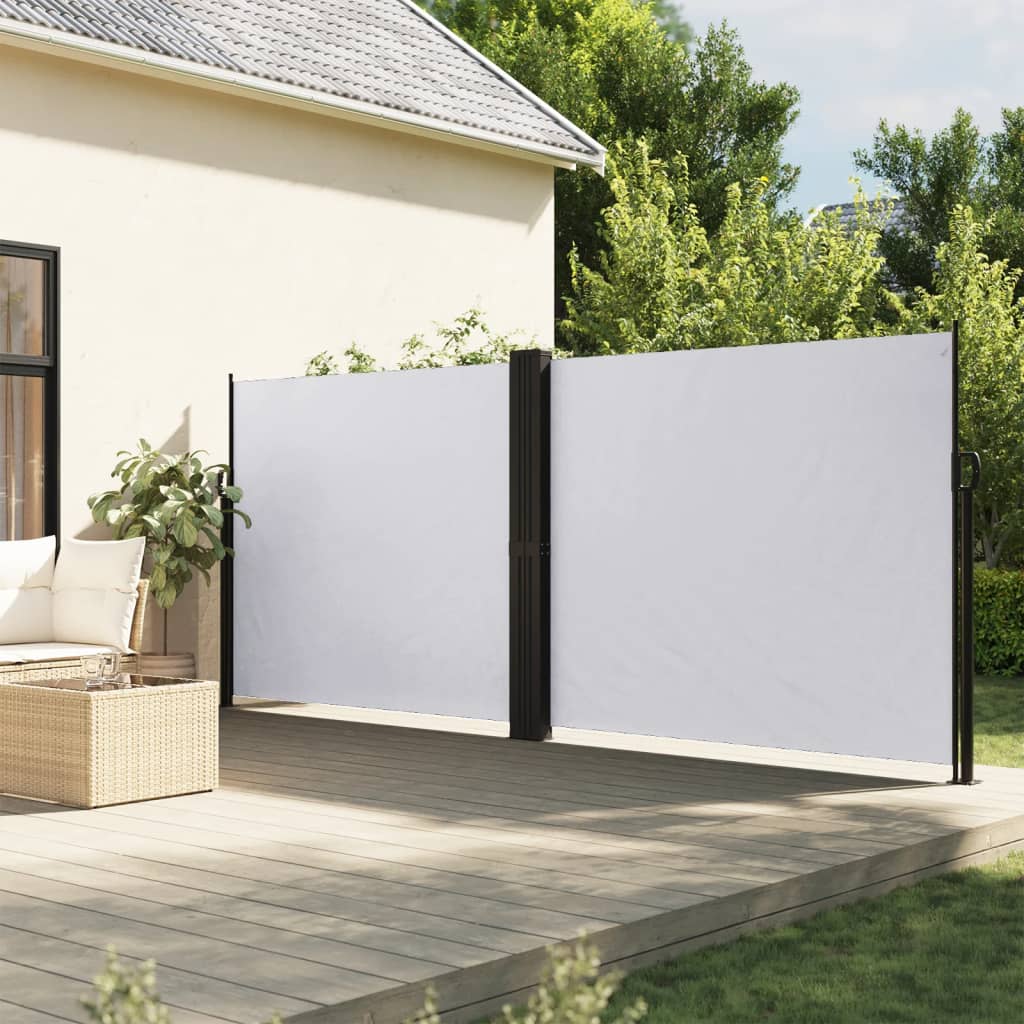 Vidaxx pare-vent extensible 160x1000 cm blanc