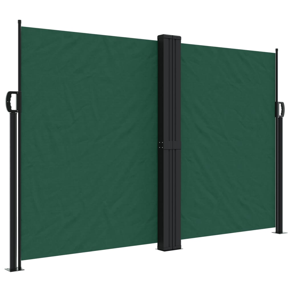 Vidaxx pare-vent extensible 160x1000 cm vert foncé
