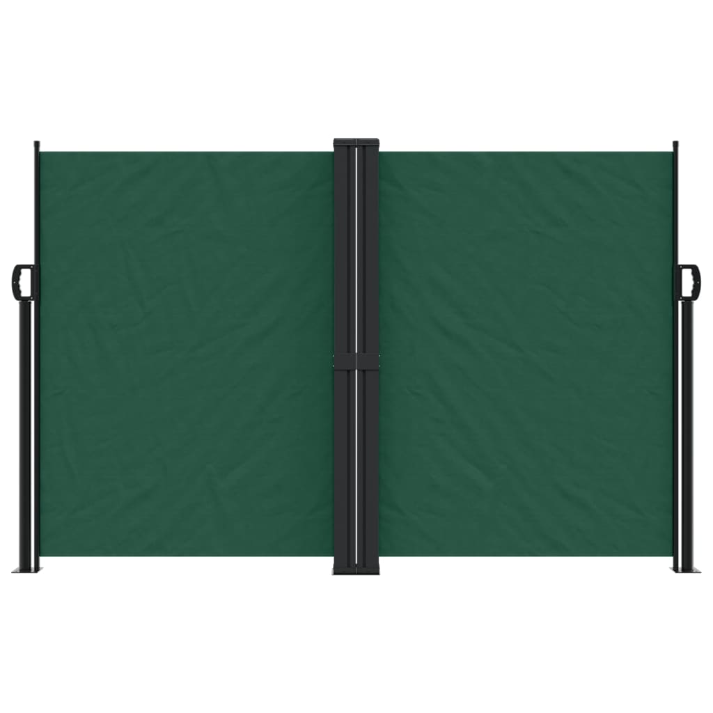 Vidaxl windshield Extendable 160x1000 cm dark green