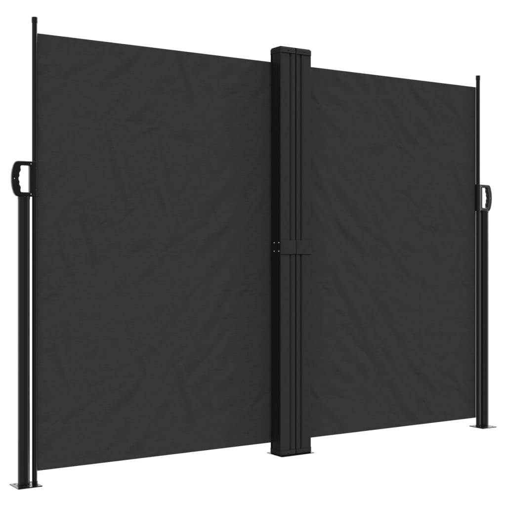 Vidaxx pare-vent extensible 180x1000 cm noir