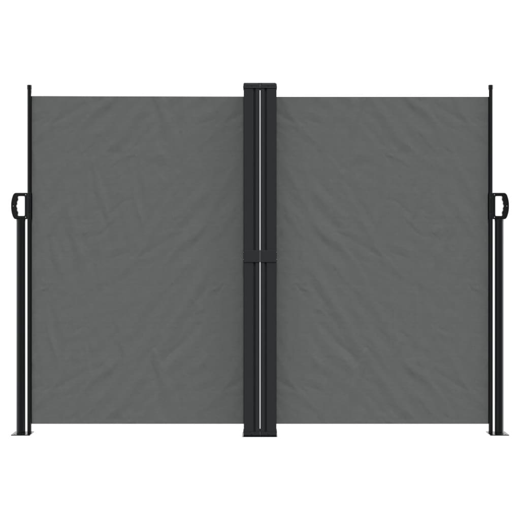 Pare-brise Vidaxl extensible 180x1000 cm anthracite -colored