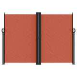 VidaXL Windshield Extendable 180x1000 cm terracotta -colored