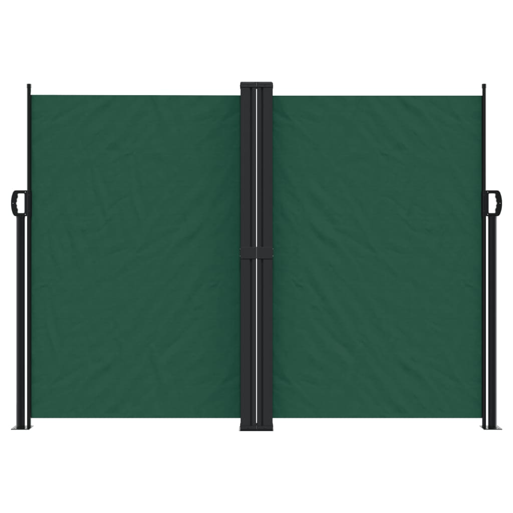 VidaXL Windshield Extendable 180x1000 cm dark green