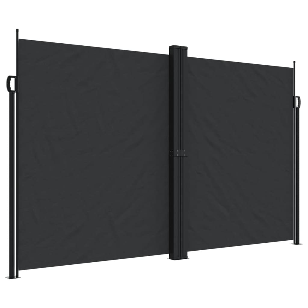 Vidaxx pare-vent extensible 200x1000 cm noir