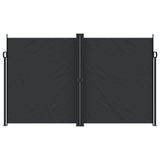 Pare-brise vidaxl extensible 200x1000 cm noir